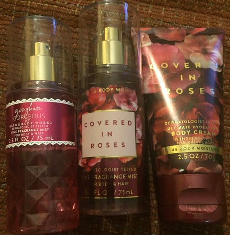 Bath and body works small body spray