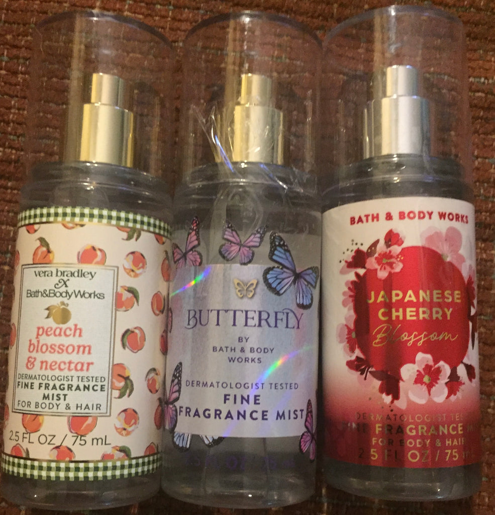 Bath and body works small body spray